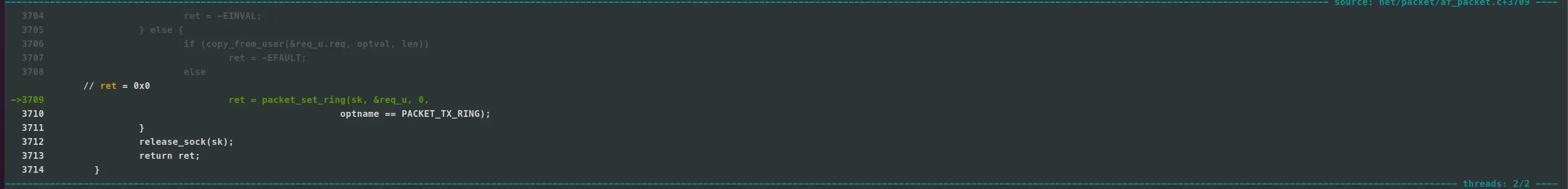 call packet_set_ring() call packet_set_ring()